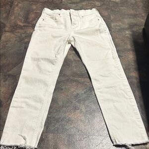 Old Navy Cream Perfect Straight Jeans